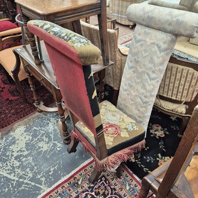 Lot 207 - two prayer chairs.