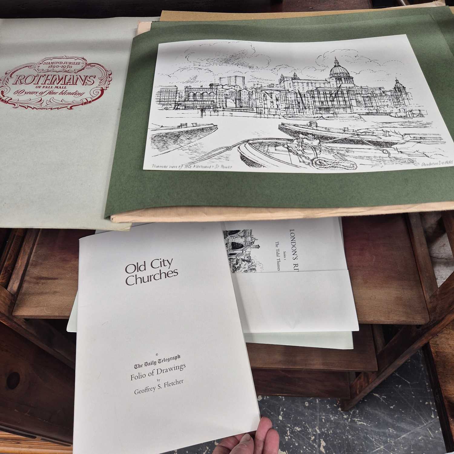 Lot 225 - A folio of london related prints