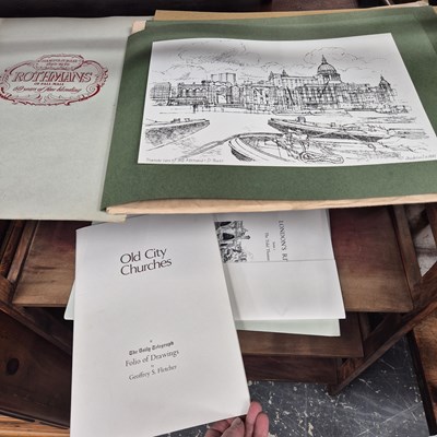 Lot 225 - A folio of london related prints
