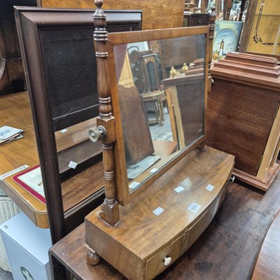 Lot 311 - A 19thcentury swing mirror.
