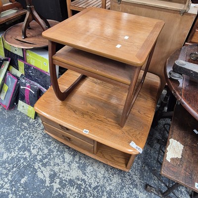 Lot 322 - Two retro coffee tables.