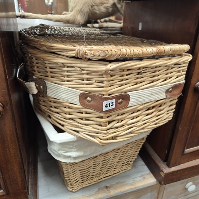 Lot 413 - A picnic basket and one other