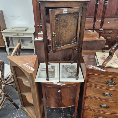 Lot 428 - Two bedside cabinets.