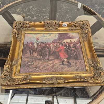 Lot 430 - A gilt-framed hunting picture