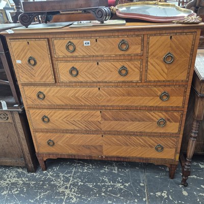 Lot 438 - A Good quality satin wood chest of drawers...