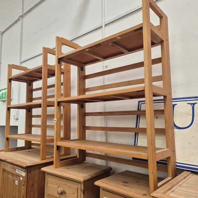 Lot 456 - Two folding bookcases