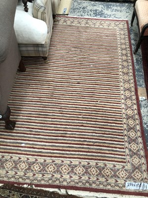 Lot 1646 - An unusual Oriental rug, 239 x 150cms