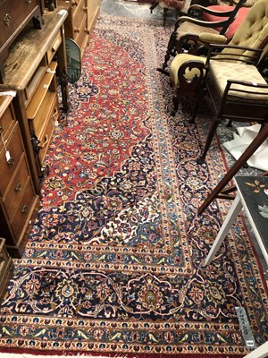 Lot 1650 - A Persian Keshan carpet, 435 x 300cms