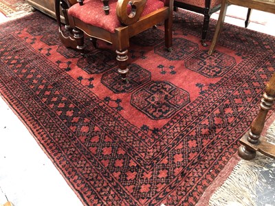 Lot 1651 - An Afghan carpet, 262 x 182cms