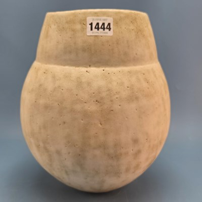 Lot 1444 - A studio pottery bowl painted with stylised...