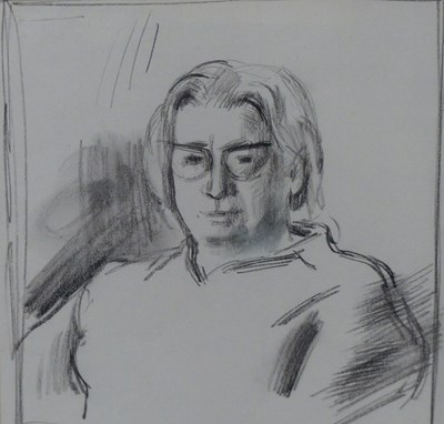 Lot 1450 - Alberto Morrocco (1917-1998), ARR, portrait of...
