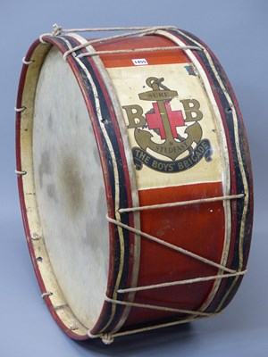 Lot 1455 - A Boys Brigade drum.   Dia. 73cms.