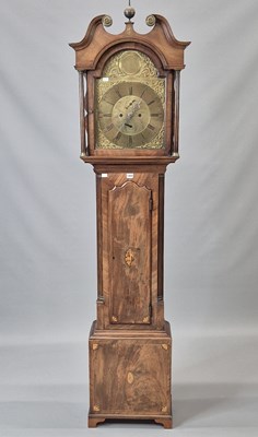 Lot 1494 - A 19th century mahogany long cased clock, the...