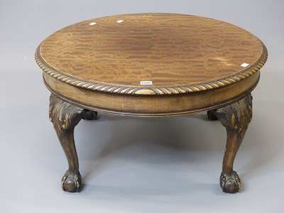Lot 1541 - A 20th century mahogany coffee table, the...