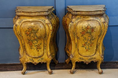 Lot 190 - A pair of 19th Century Italian Venetian Rococo...
