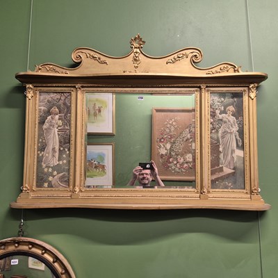 Lot 78 - An antique hardwood colonial chest with...