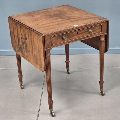 Lot 78 - An antique hardwood colonial chest with...