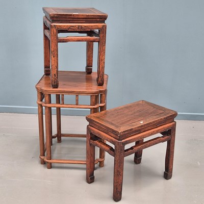 Lot 64 - A group of three antique and later oriental...