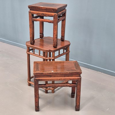 Lot 64 - A group of three antique and later oriental...