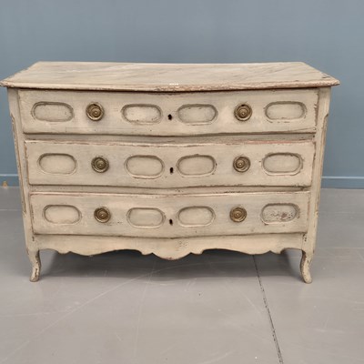 Lot 141 - A late 18th century French provincial painted...