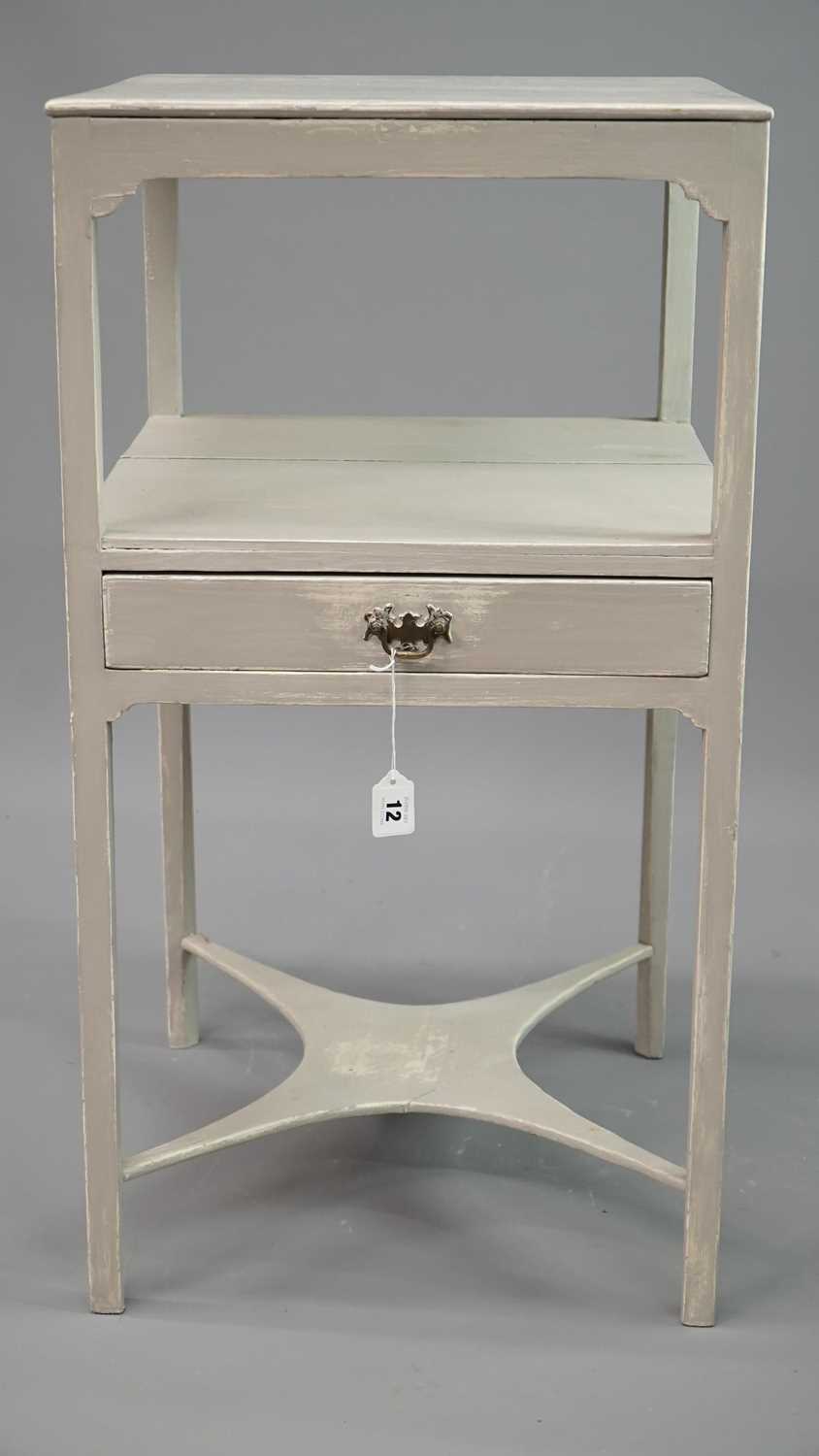 Lot 12 - An early 19th-century pine later painted...