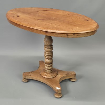 Lot 33 - A Victorian ash bedside cupboard together with...