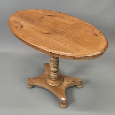 Lot 33 - A Victorian ash bedside cupboard together with...