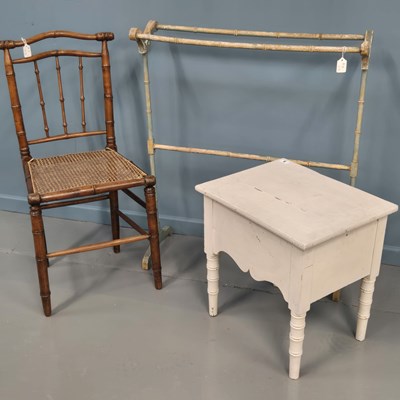 Lot 8 - Three Pieces of 19th-century Faux Bamboo, a...