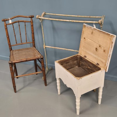 Lot 8 - Three Pieces of 19th-century Faux Bamboo, a...