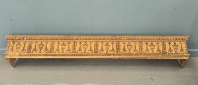 Lot 288 - A pair, antique gilt wood Neoclassical style...