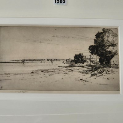 Lot 1585 - After and by Frank Short (1857-1945), a pencil...