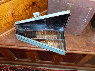 Lot 24 - A group of 19th century boxes and instrument...