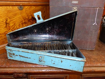 Lot 24 - A group of 19th century boxes and instrument...