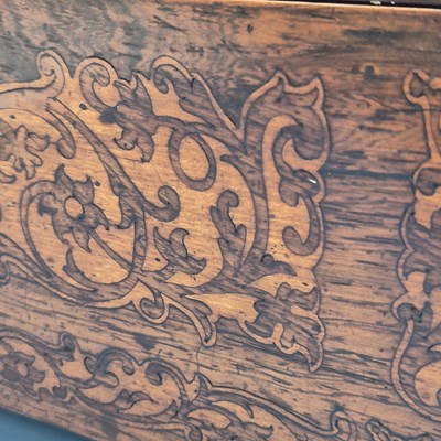 Lot 59 - A late regency Marquetry inlaid Rosewood...