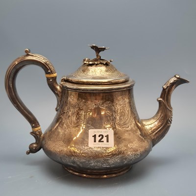Lot 121 - A good Quality Victorian hallmarked silver tea...