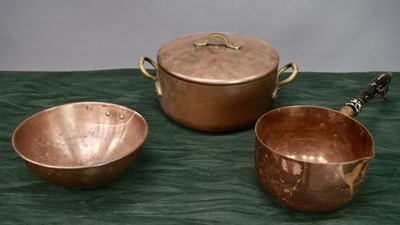 Lot 37 - A collection of Antique and later copper...