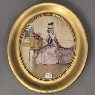 Lot 259 - 19th/20th century English school, "The Visitor"...