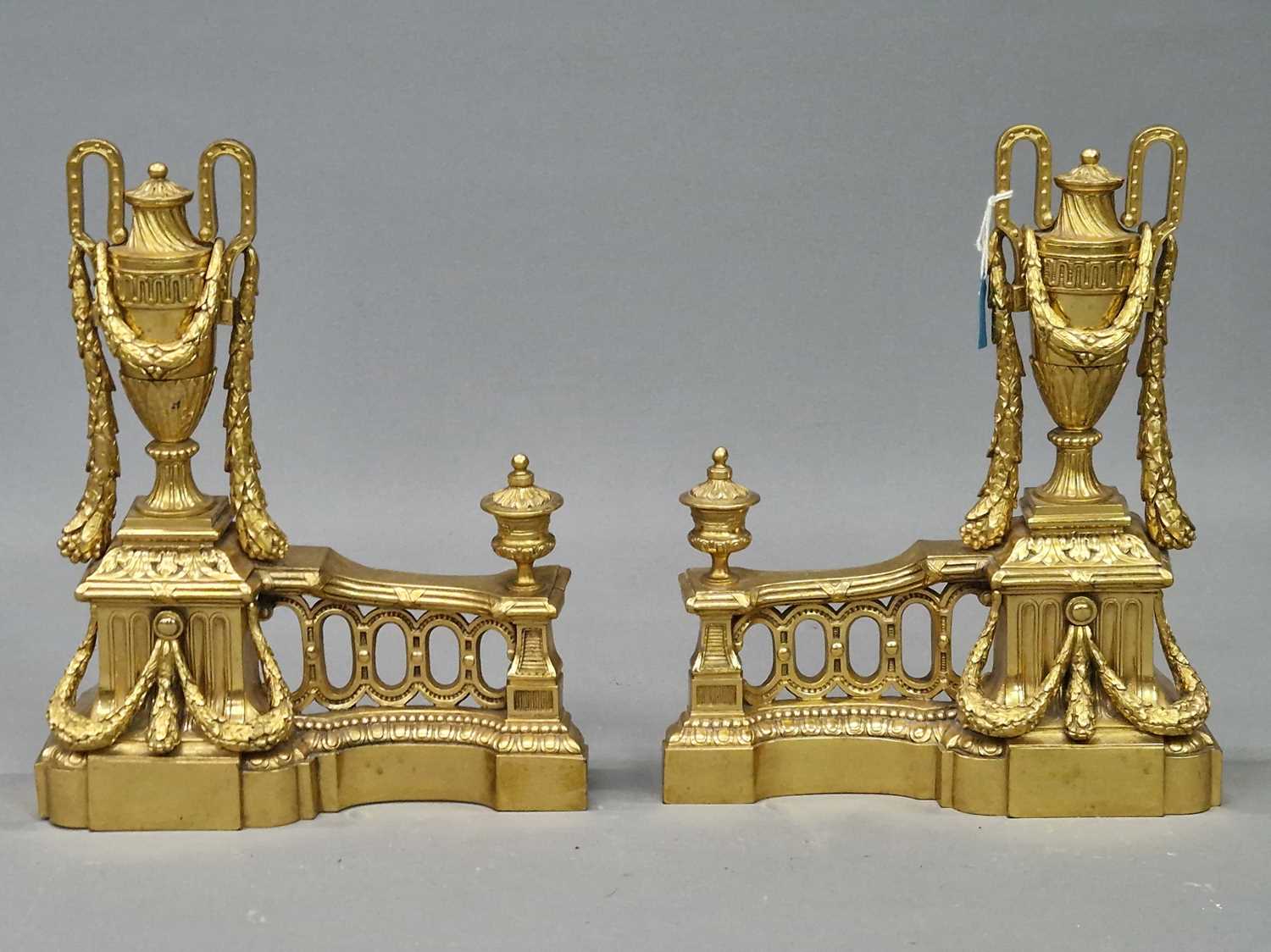 Lot 88 - A pair of antique French Ormolu neoclassical...