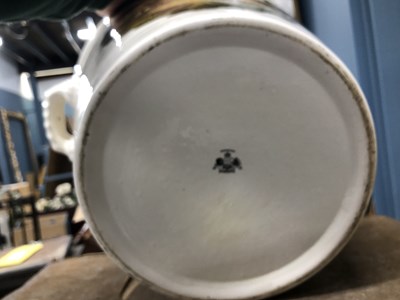 Lot 52 - A vintage pottery dairy bowl,,landscape...