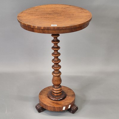 Lot 1665 - A 19th century mahogany wine table, the...