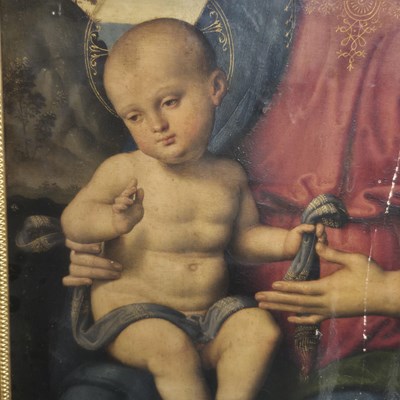 Lot 1681 - Italian old master. The Virgin Madonna and...