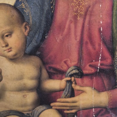 Lot 1681 - Italian old master. The Virgin Madonna and...