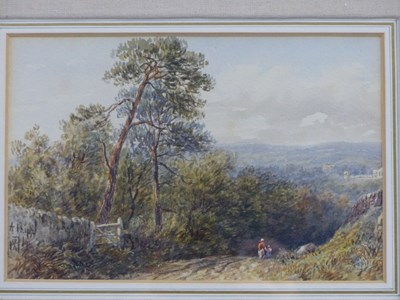 Lot 848 - A Phipps, two landscapes, watercolours, signed...