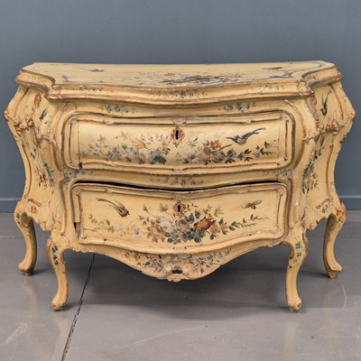 Lot 424 - 18th century and later Italian Venetian carved...