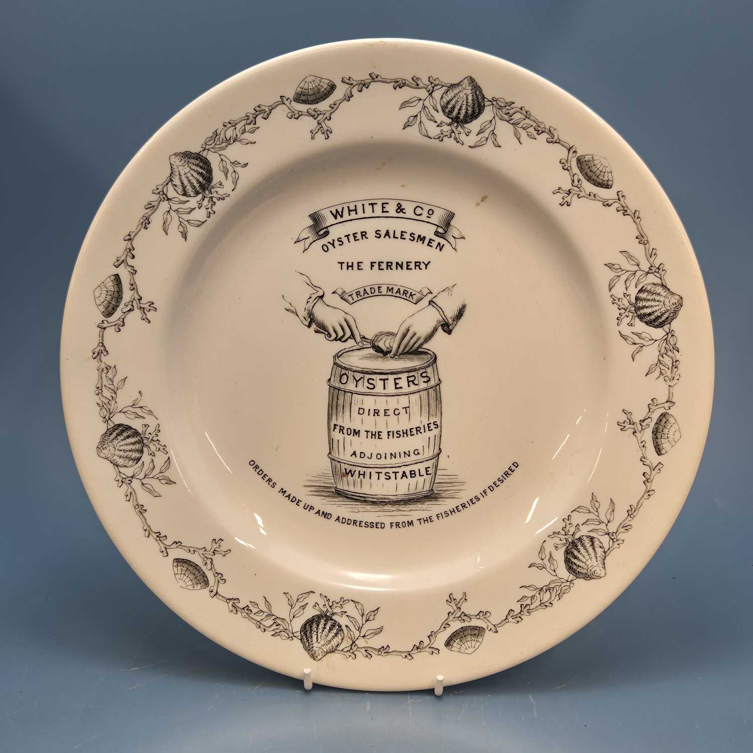 Lot 67 - An antique Copeland Spode advertising plate...