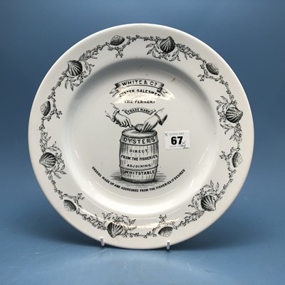 Lot 67 - An antique Copeland Spode advertising plate...
