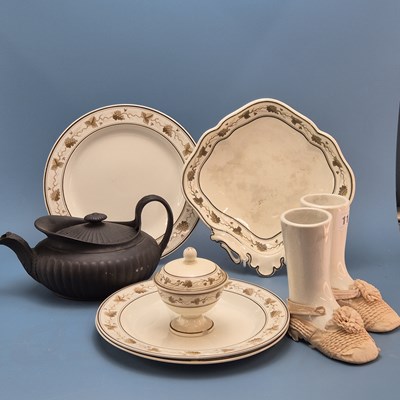 Lot 11 - A small group of antique Wedgwood pieces...
