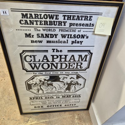Lot 11 - A vintage show poster.