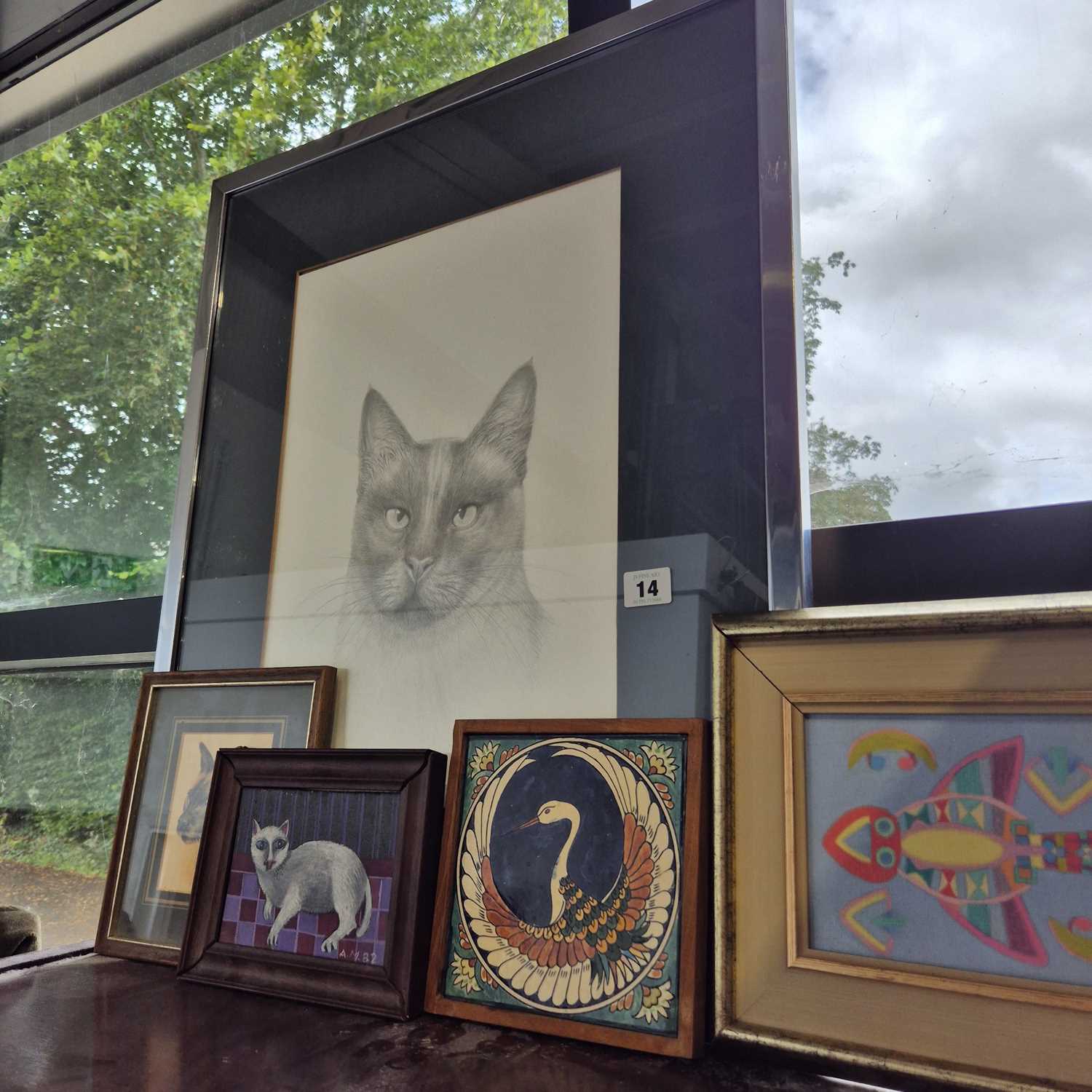 Lot 14 - A small collection of decorative pictures.