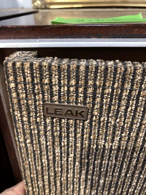 Lot 23 - A pair of leak speakers.